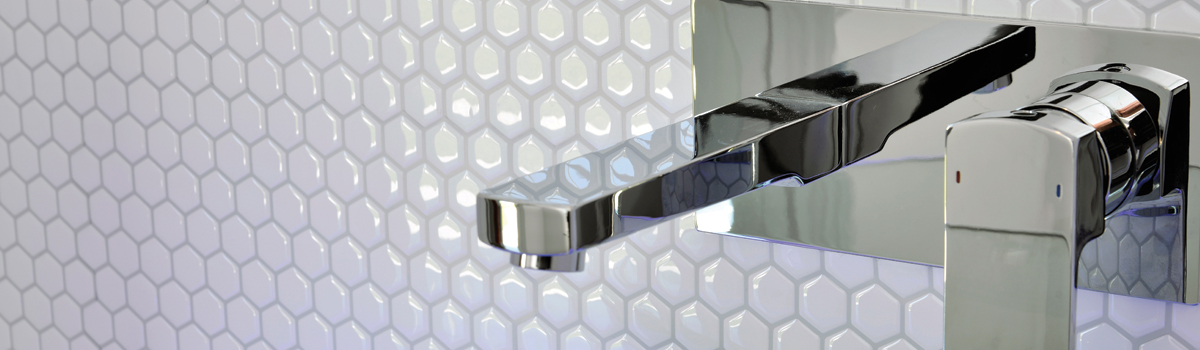 Peel and stick wall tiles are resistant to the humidity of bathroom