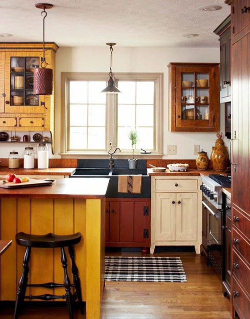 mix and match kitchen cabinet
